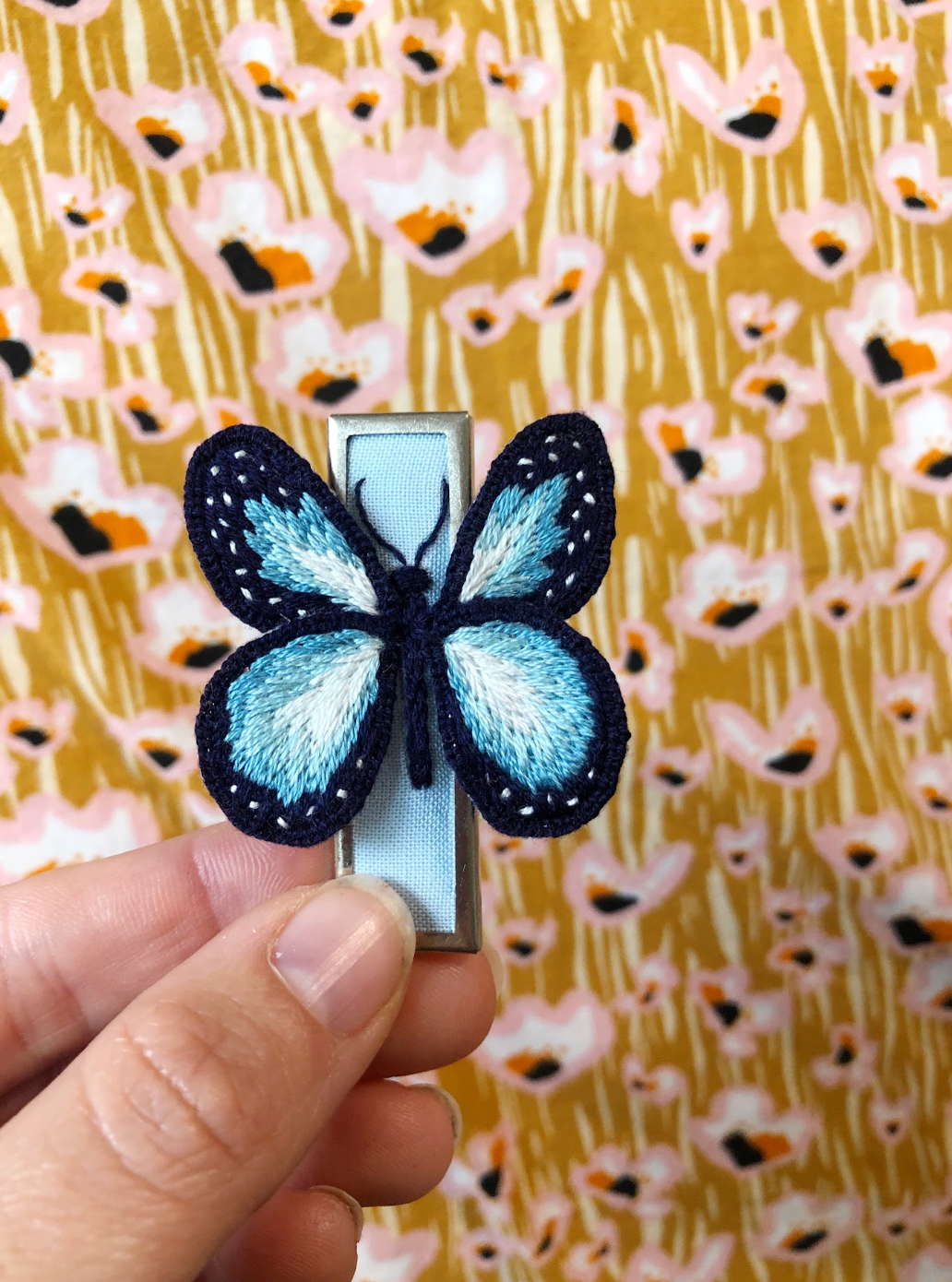 EMBROIDERY CLASS: Create a 3D Butterfly Pin