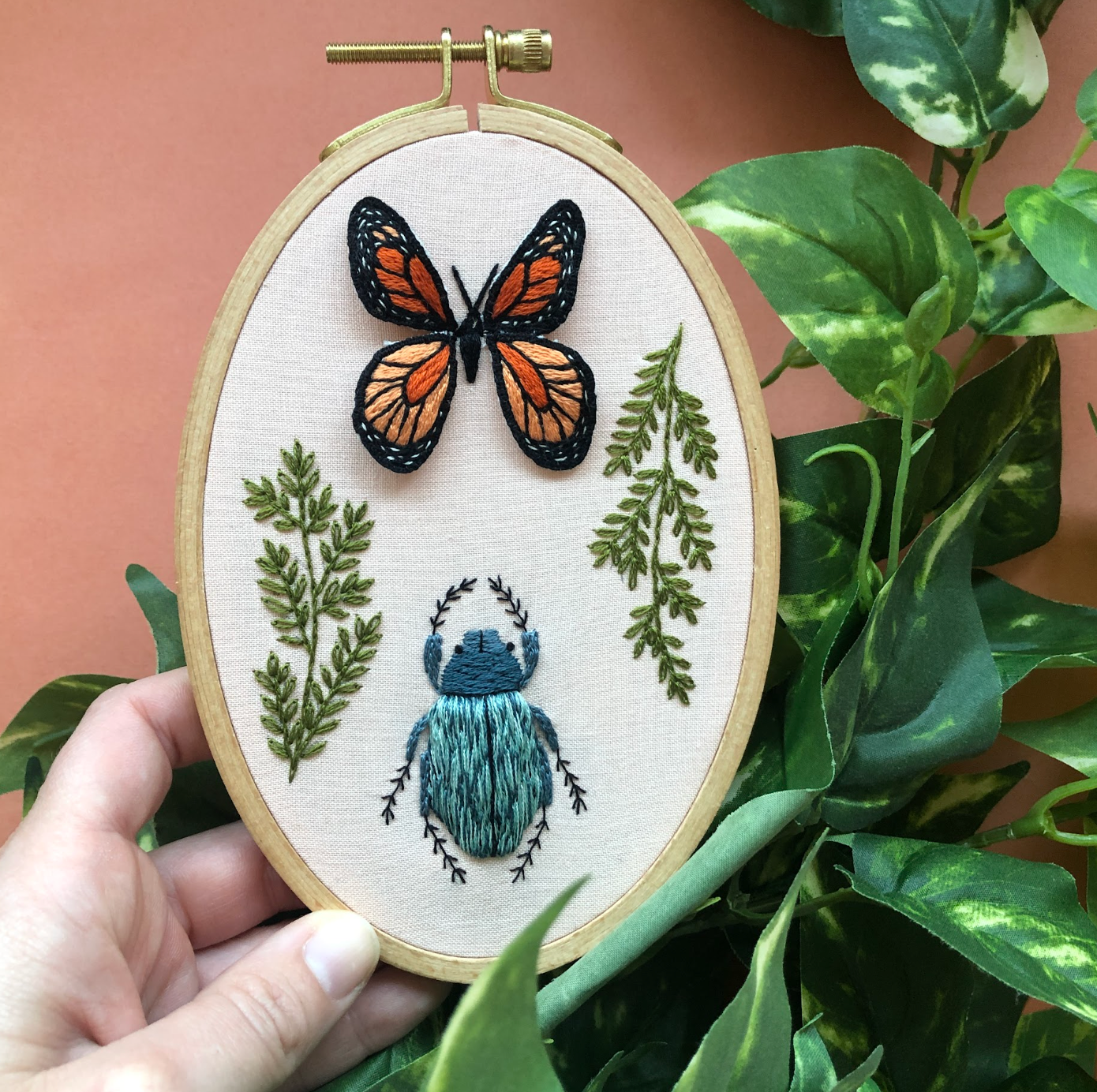 EMBROIDERY CLASS: Create a 3D Butterfly Pin