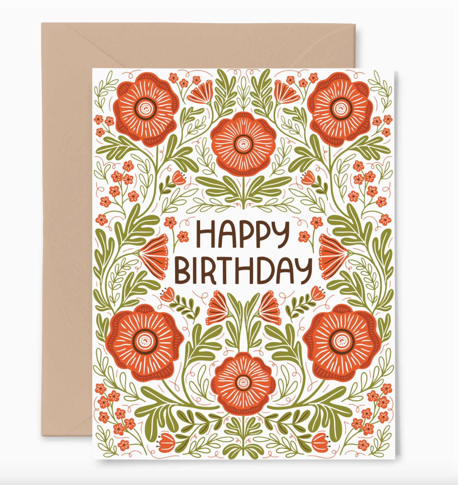 Card - Happy Birthday - Poppy