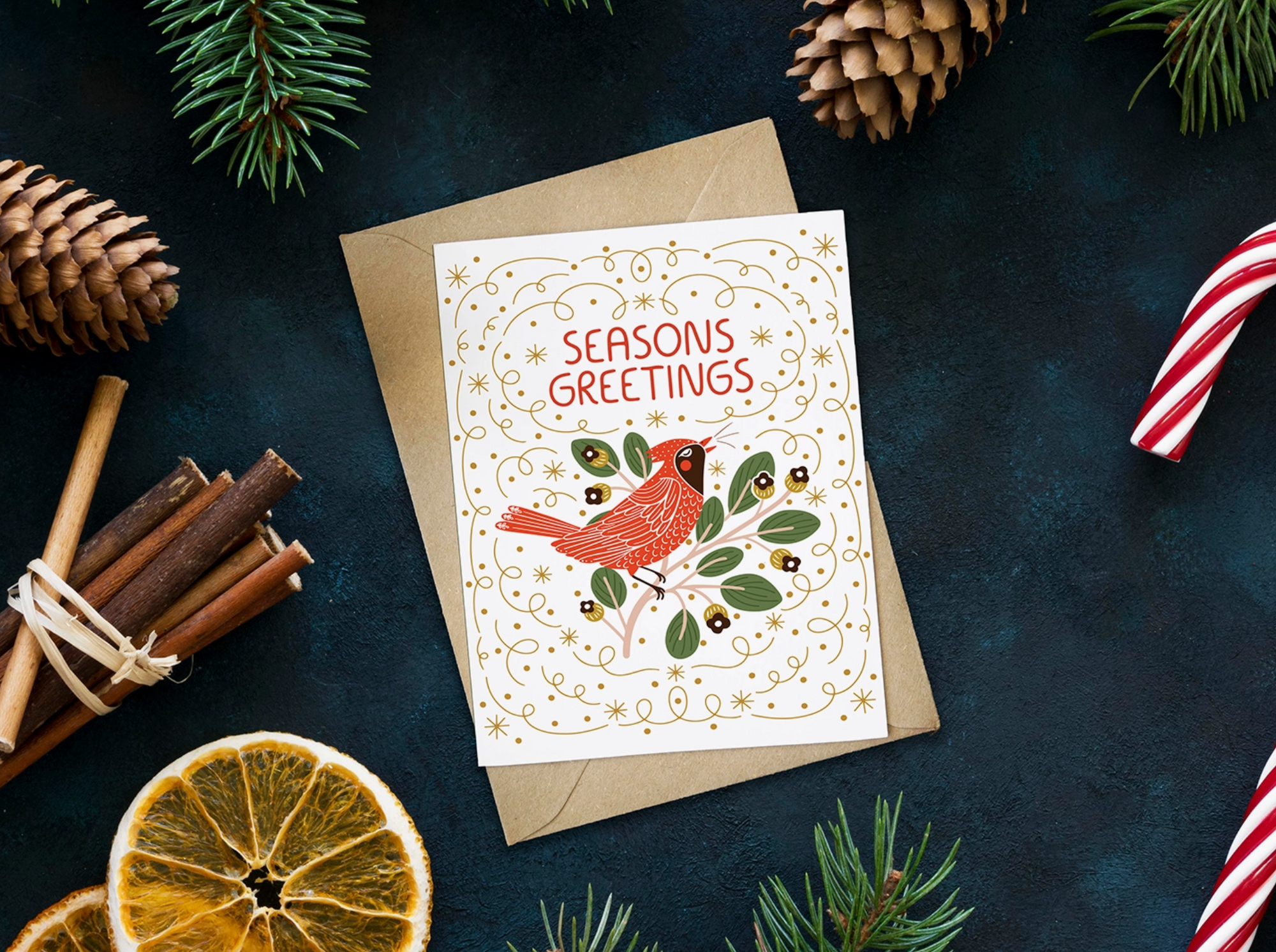 Card - Cardinal Holiday Card