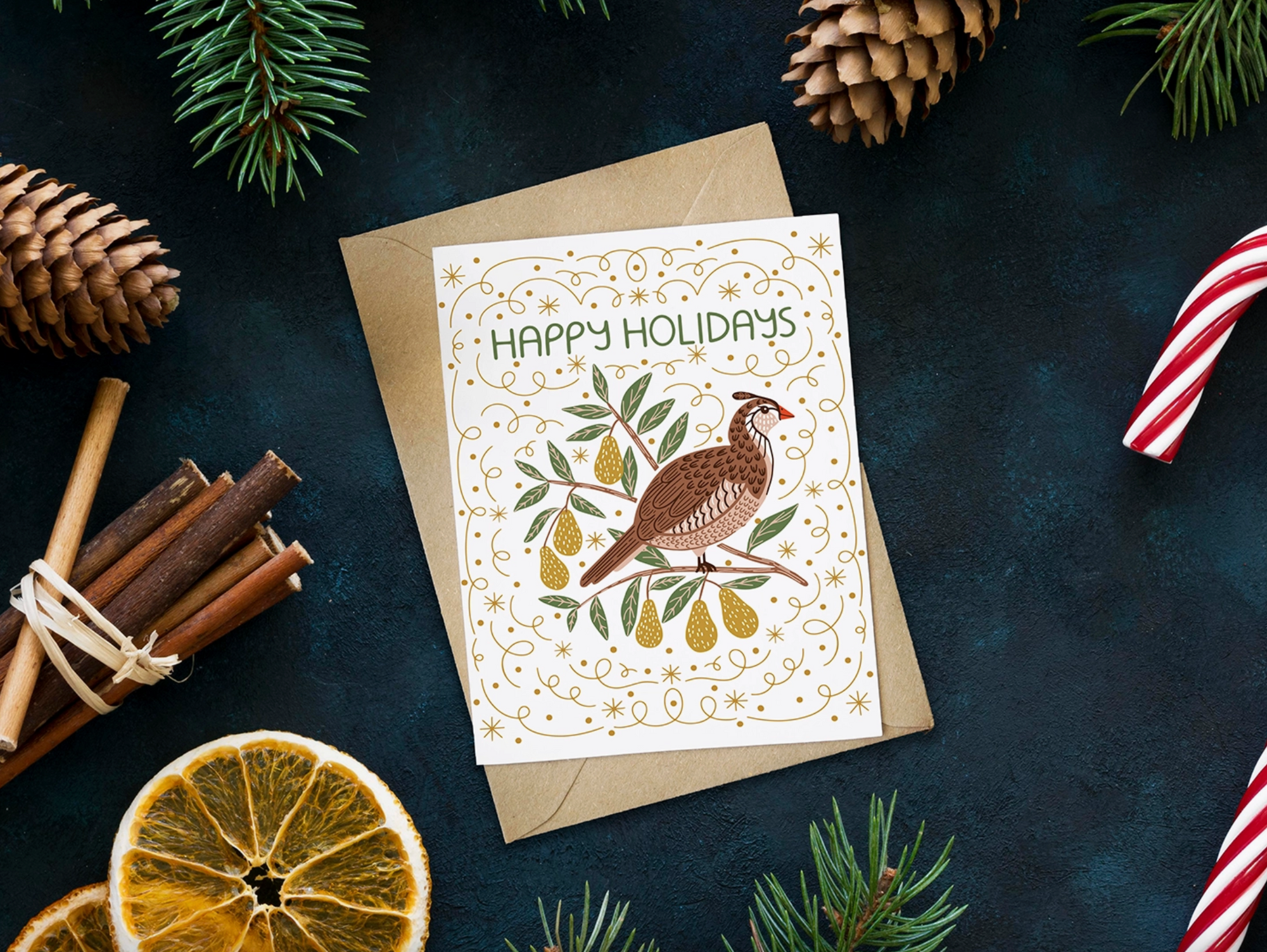 Card - Partridge Holiday Card