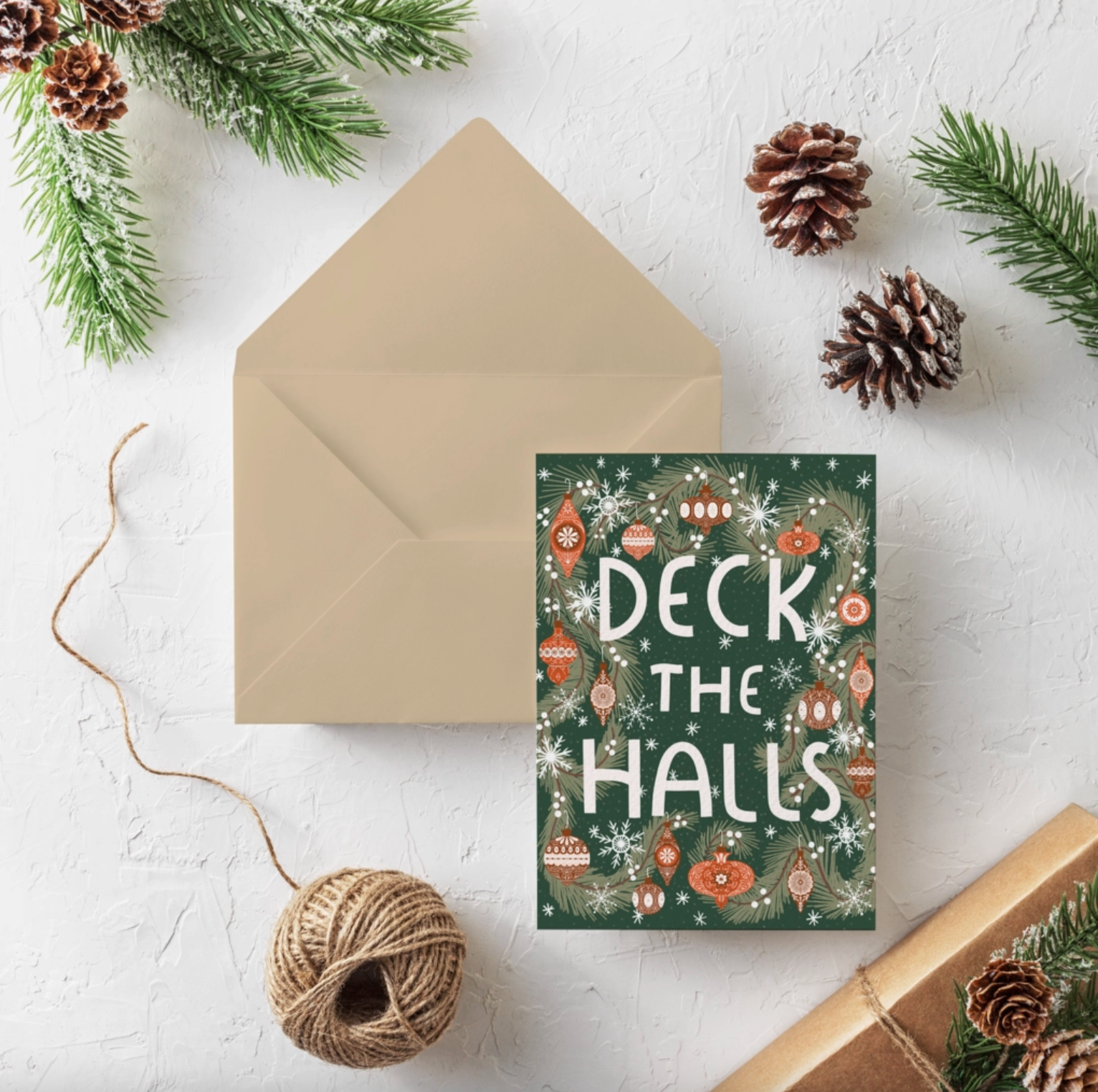 Card - Deck The Halls Holiday Card