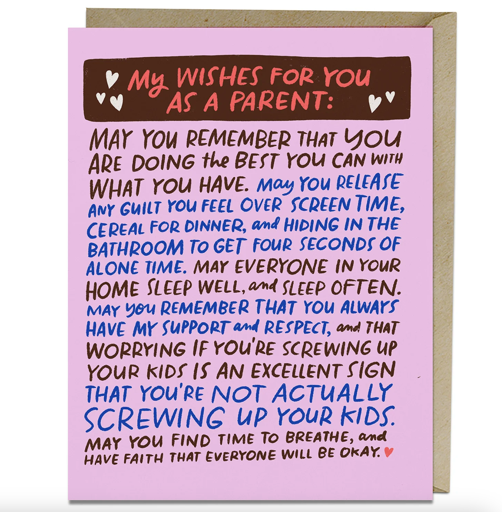 Card - Wishes For You As A Parent