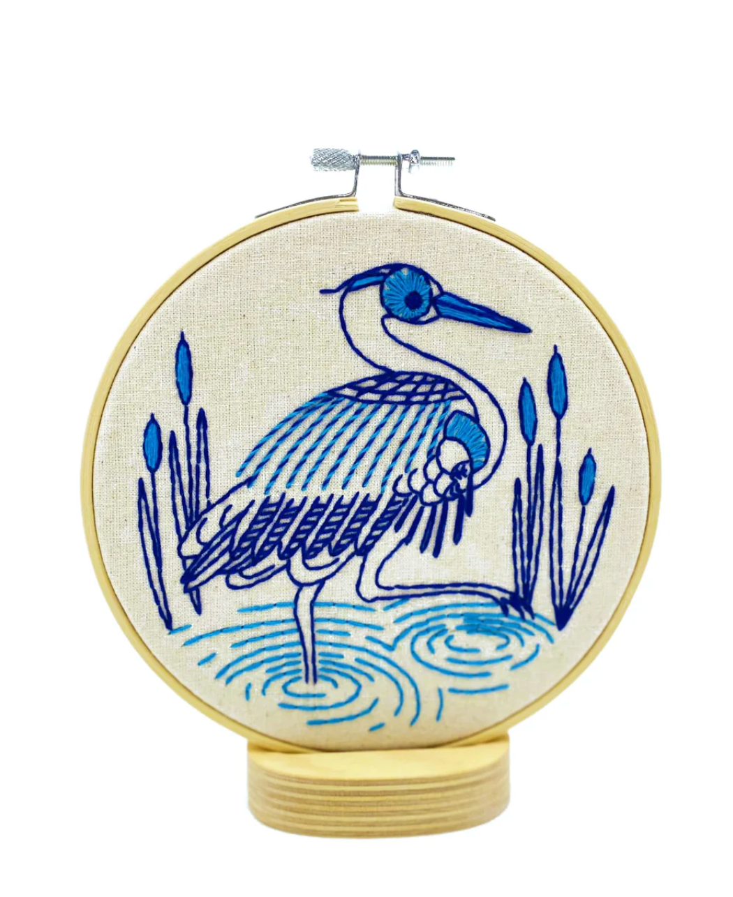 Embroidery Kit - Blue Heron