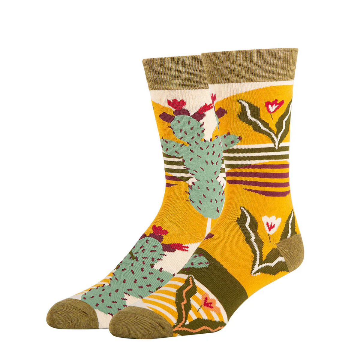 Sock - Large Crew: Sol De Cactus