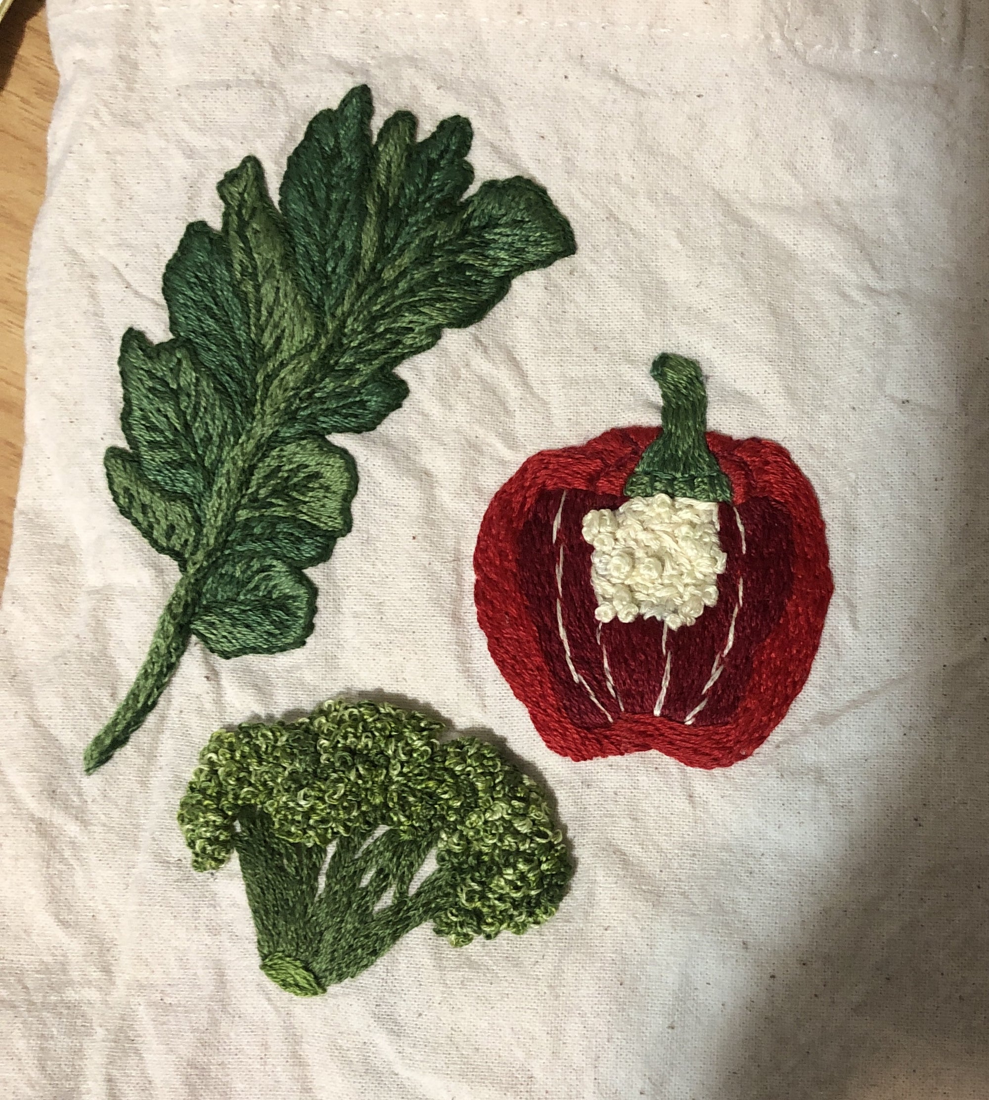 EMBROIDERY CLASS: Upcycle Your Tote Bag with Veggie Embroidery