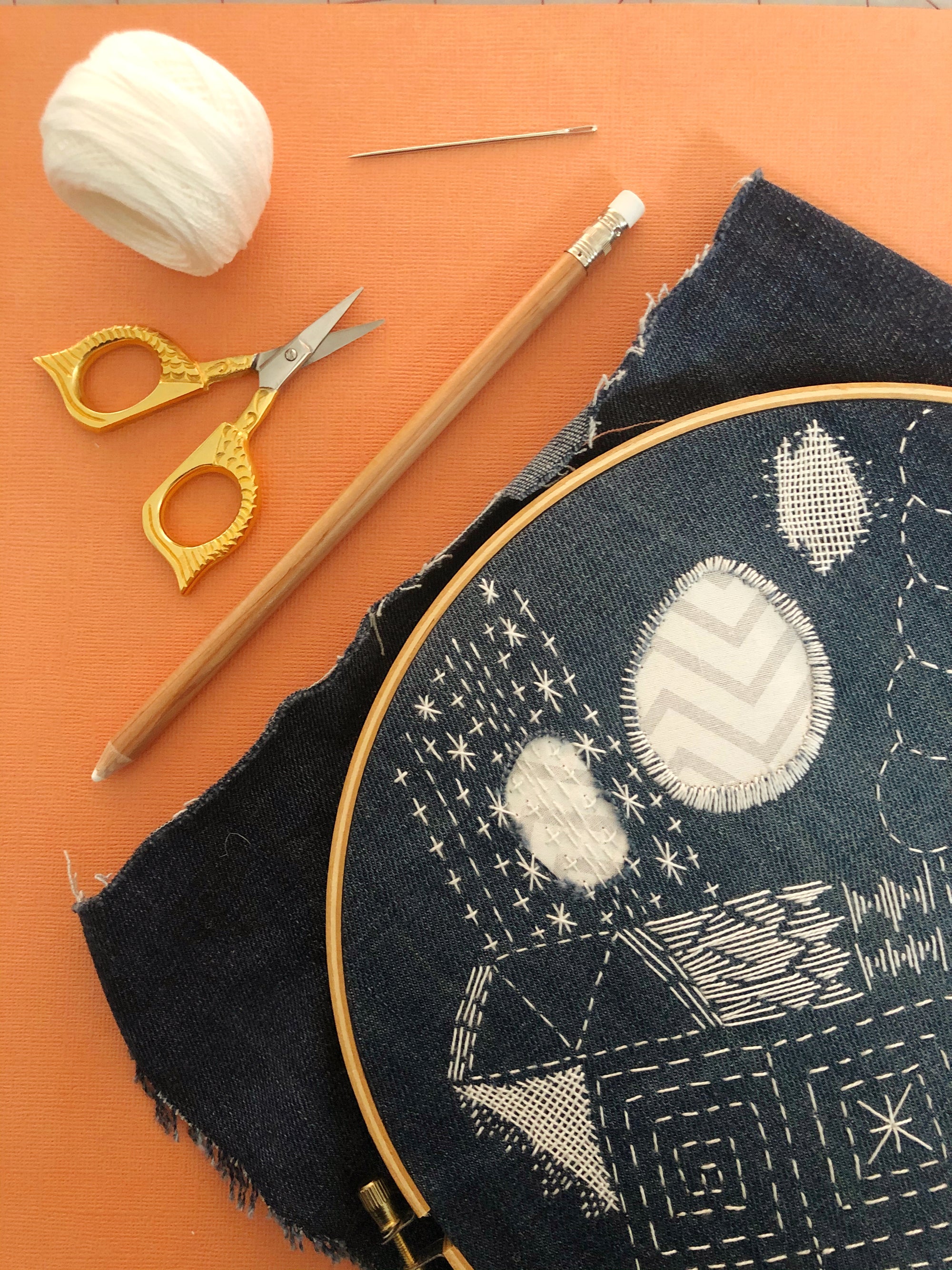 MENDING CLASS - Embroidered Patch Mends