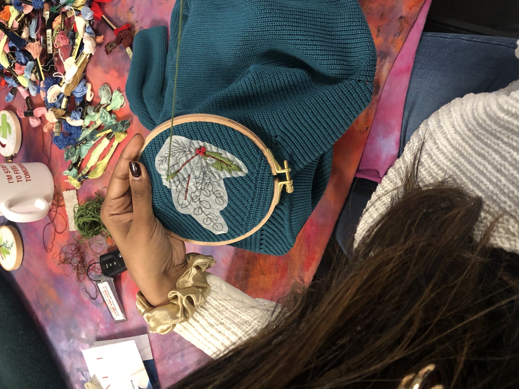 EMBROIDERY CLASS: Embellish A Holiday Sweater with Embroidery