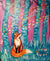 PAINTING CLASS: Woodland Fox on Wood Panel