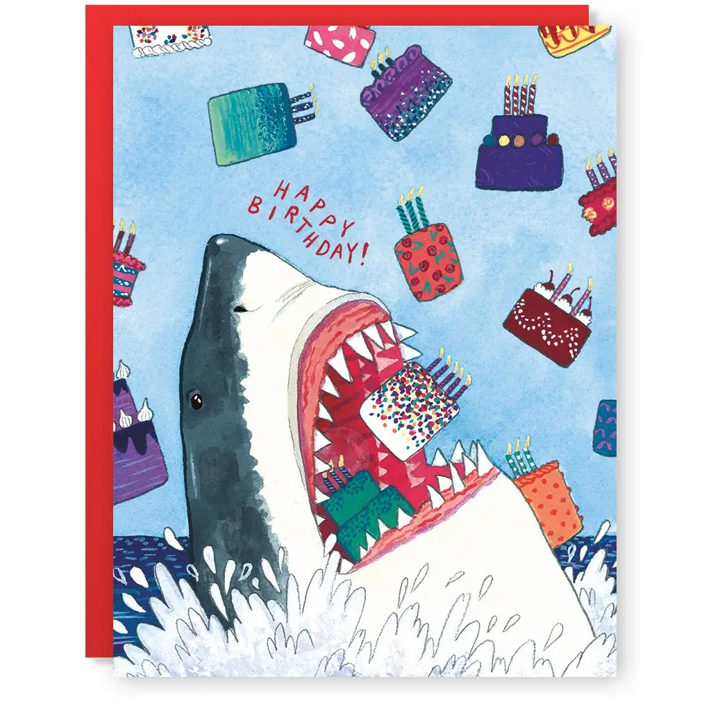 Card - Birthday Shark