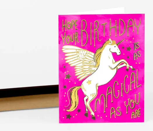 Card - Magical Birthday Unicorn