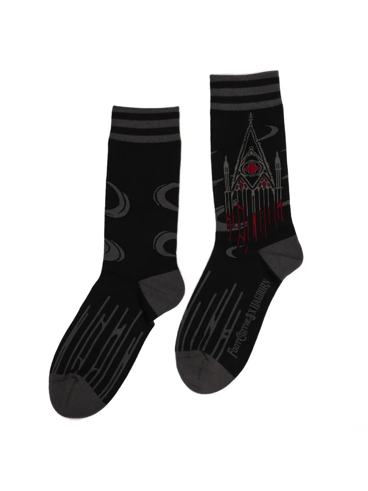 Sock - Crew: Blood Cathedral FootClothes x Hagborn Collab