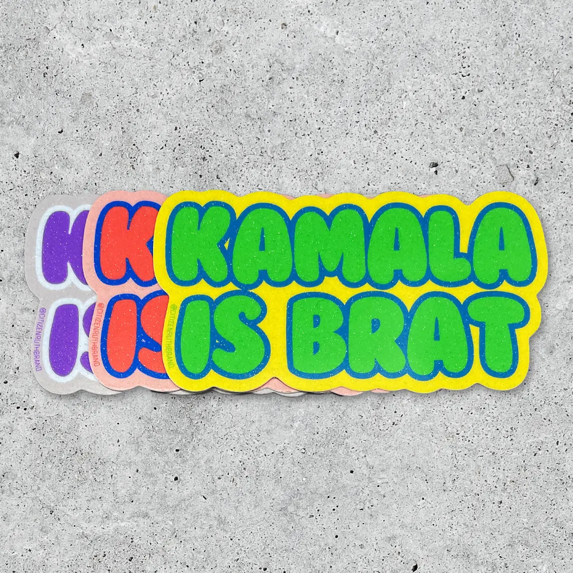 Sticker - Kamala is BRAT