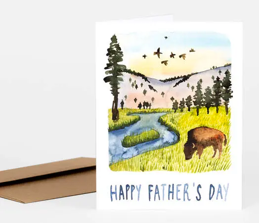 Card - Buffalo Father&#39;s Day