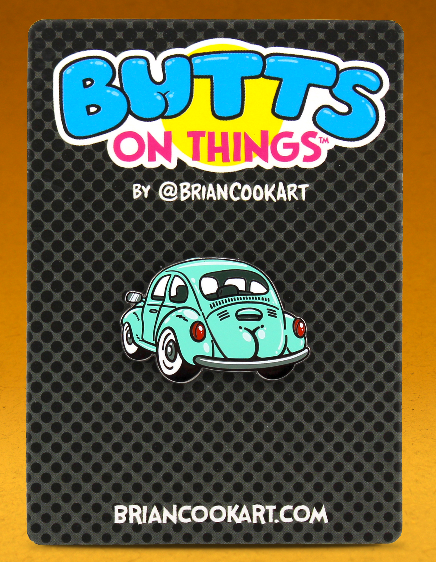 Enamel Pin - VW Beetle Butt