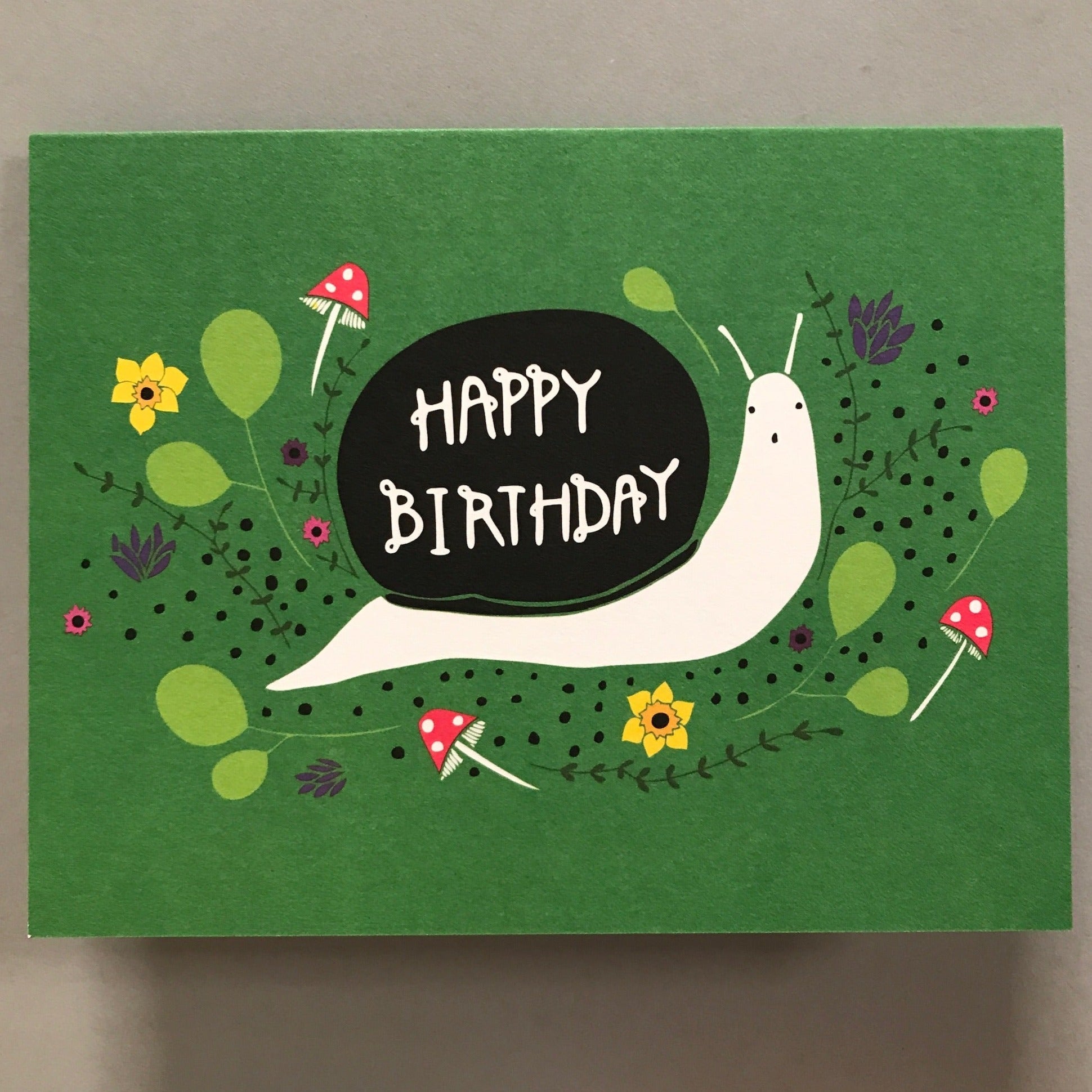 Card - Birthday Snail