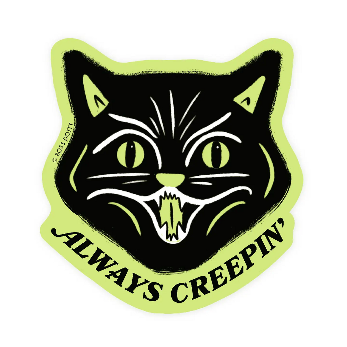 Sticker - Always Creepin&#39; Cat