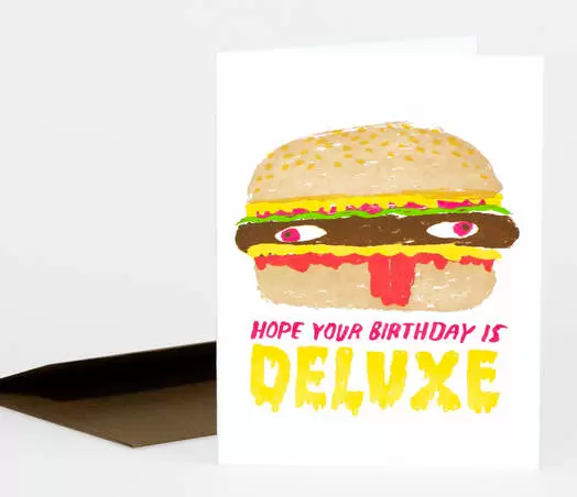 Card - Deluxe Burger Birthday
