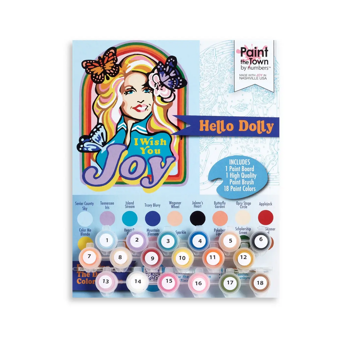 Paint by Number Kit - Dolly Parton I Wish You Joy