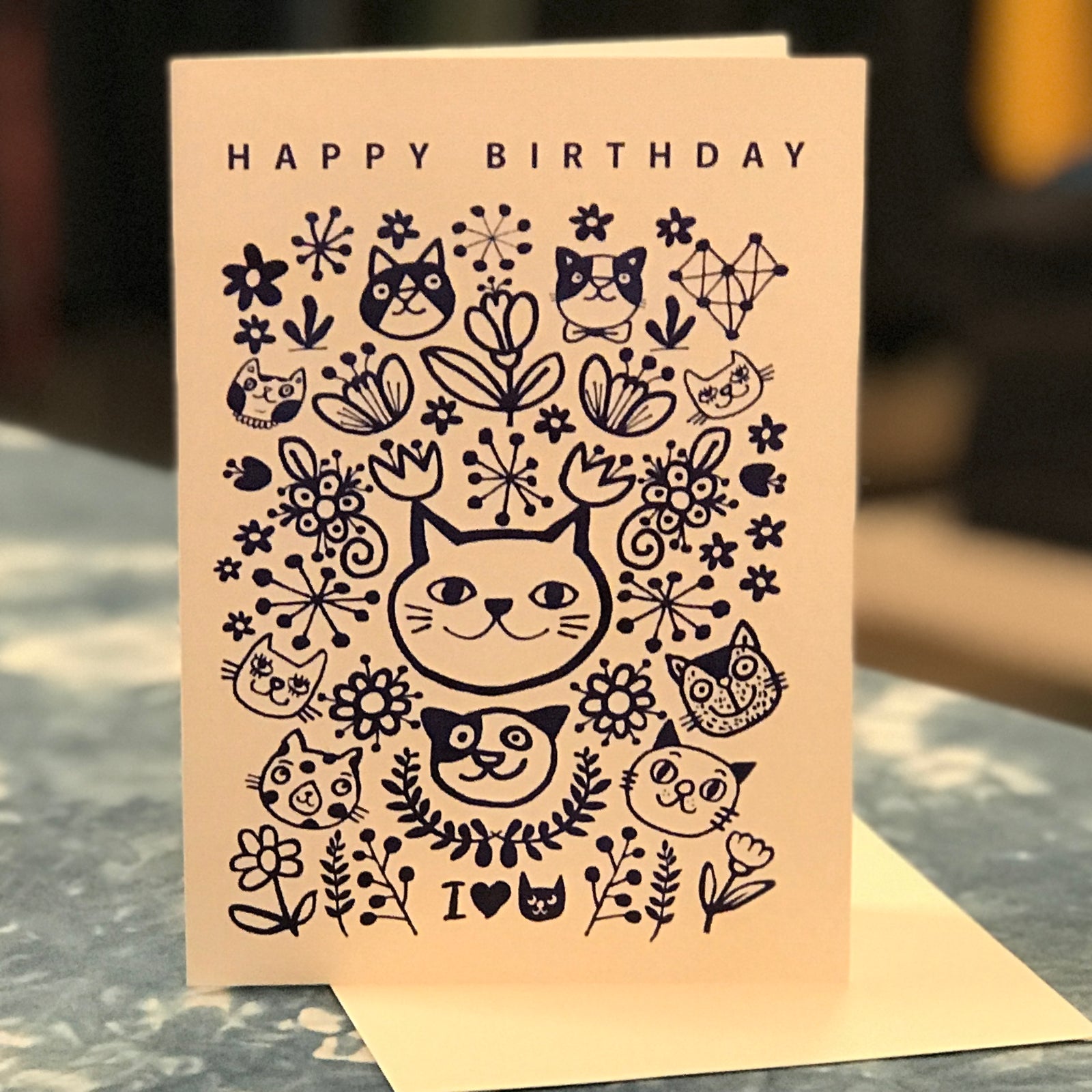 Card - Happy Birthday Cats