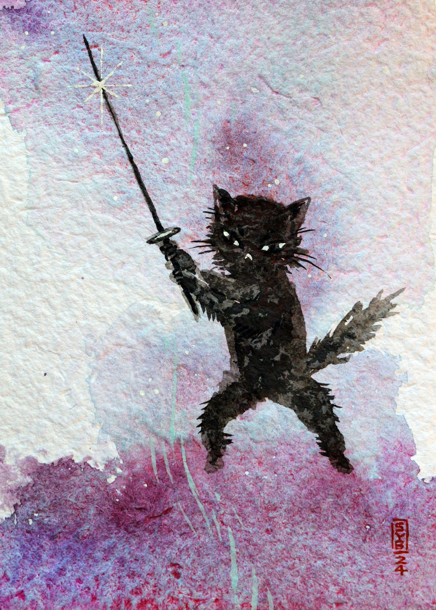 Original Art - Epic Hero Cat