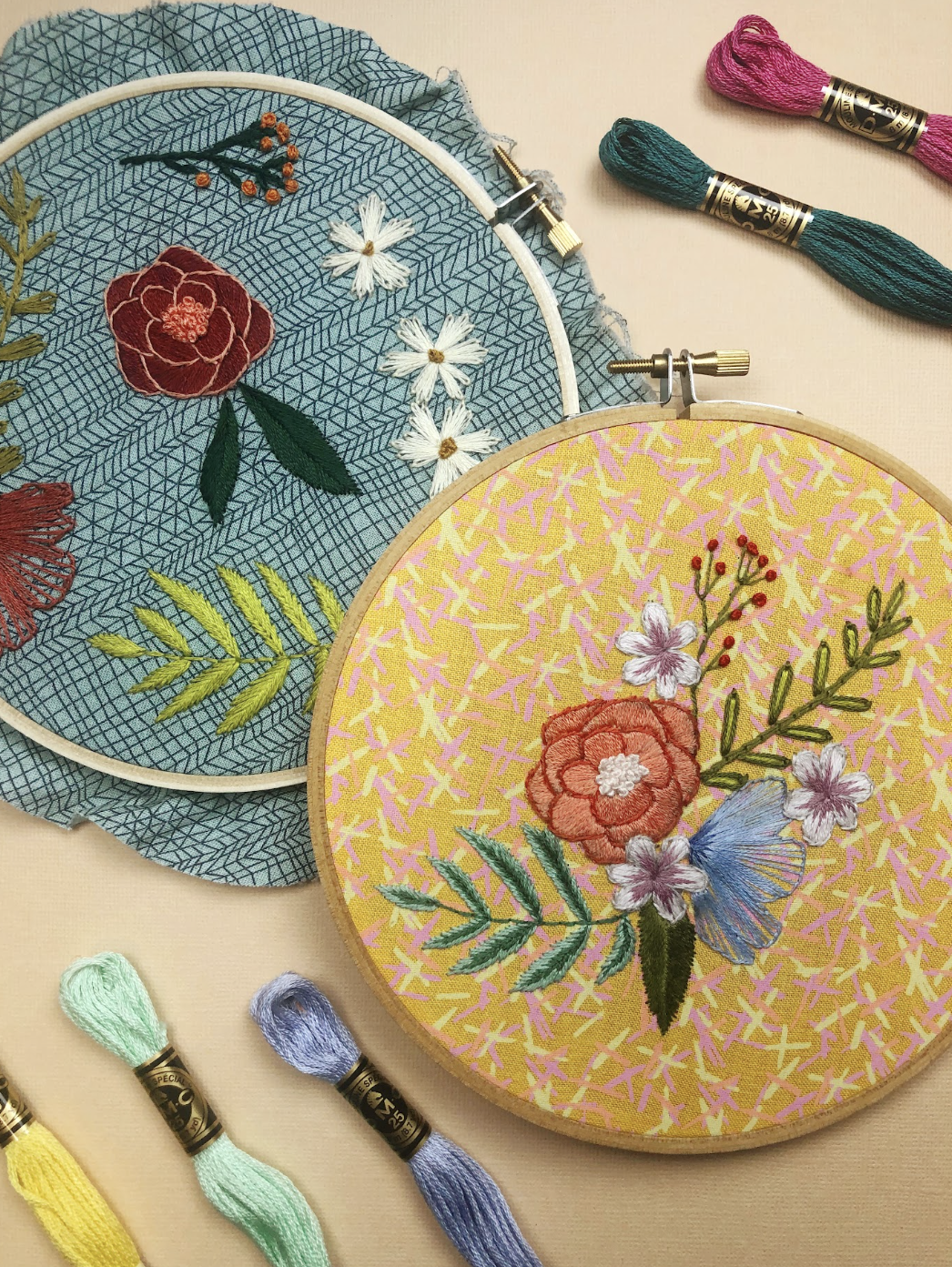 EMBROIDERY CLASS: Floral Embroidery Basics