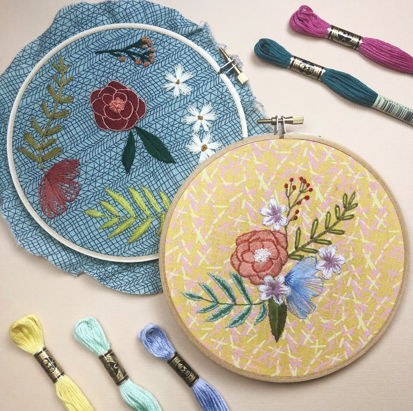 EMBROIDERY CLASS: Floral Embroidery Basics