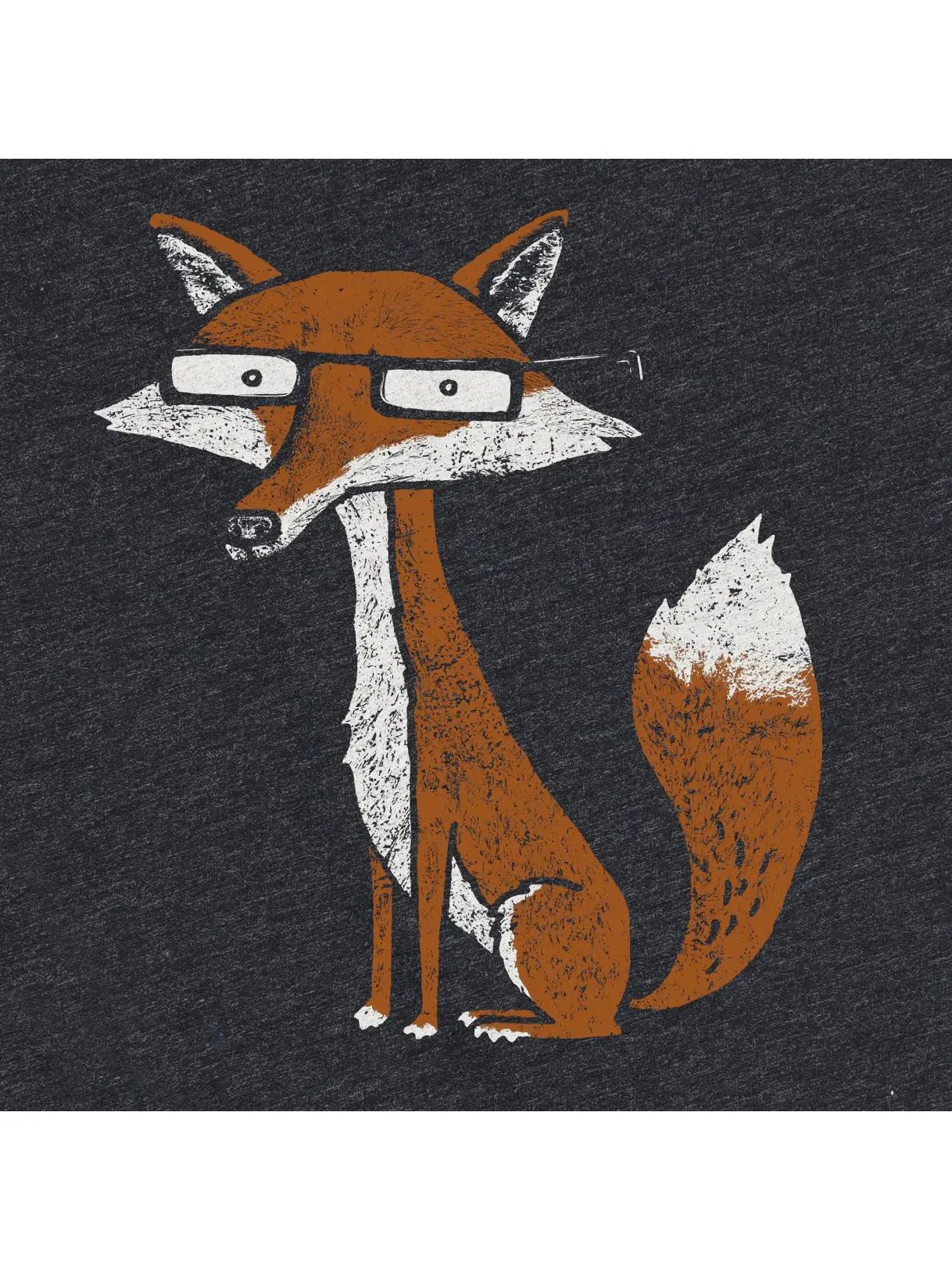 Shirt - Crew - Fox with Glasses