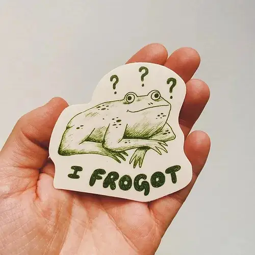 Sticker - I Frogot