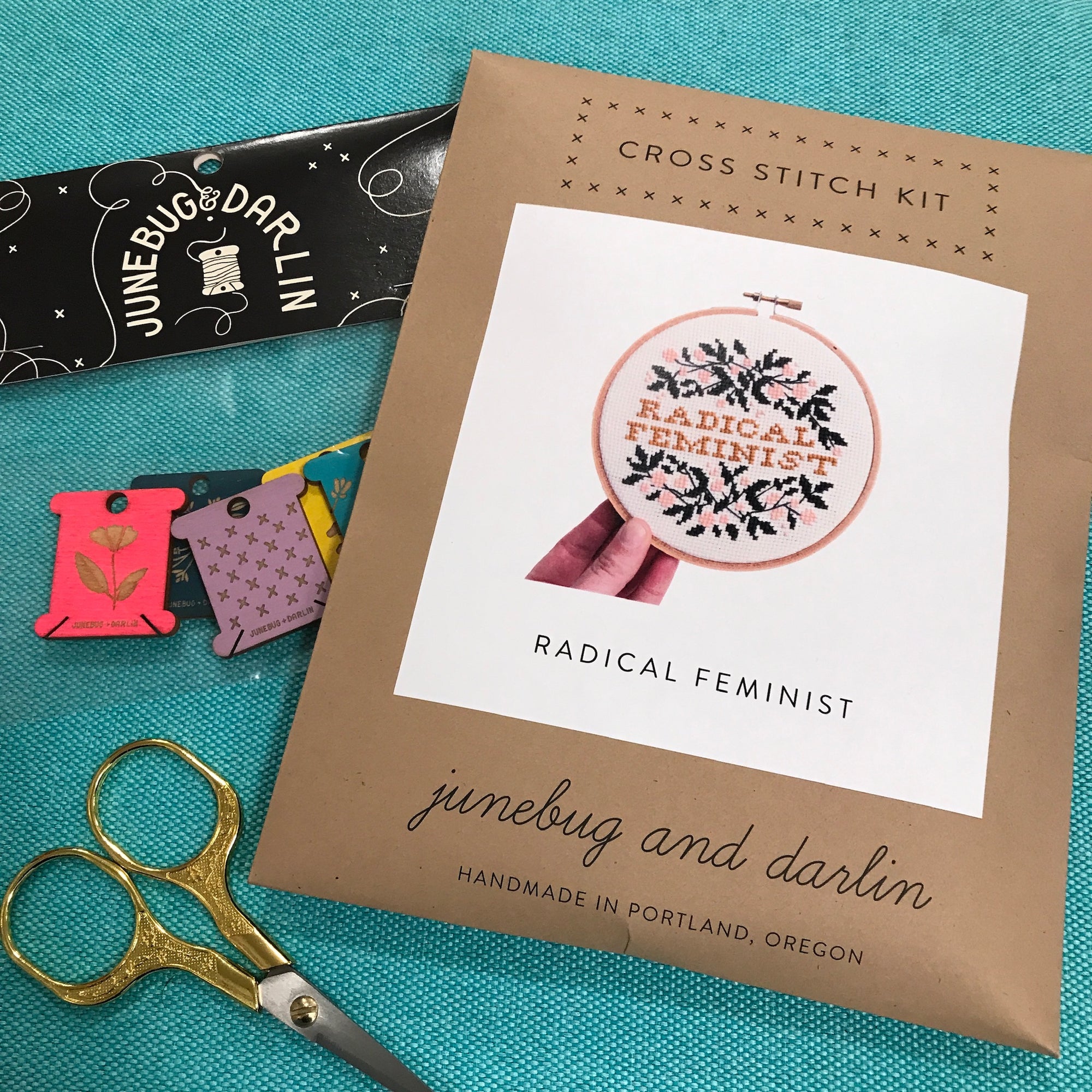 Cross Stitch Kit: Radical Feminist