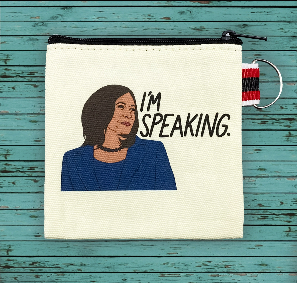 Zipper Pouch: Kamala Harris I&#39;m Speaking