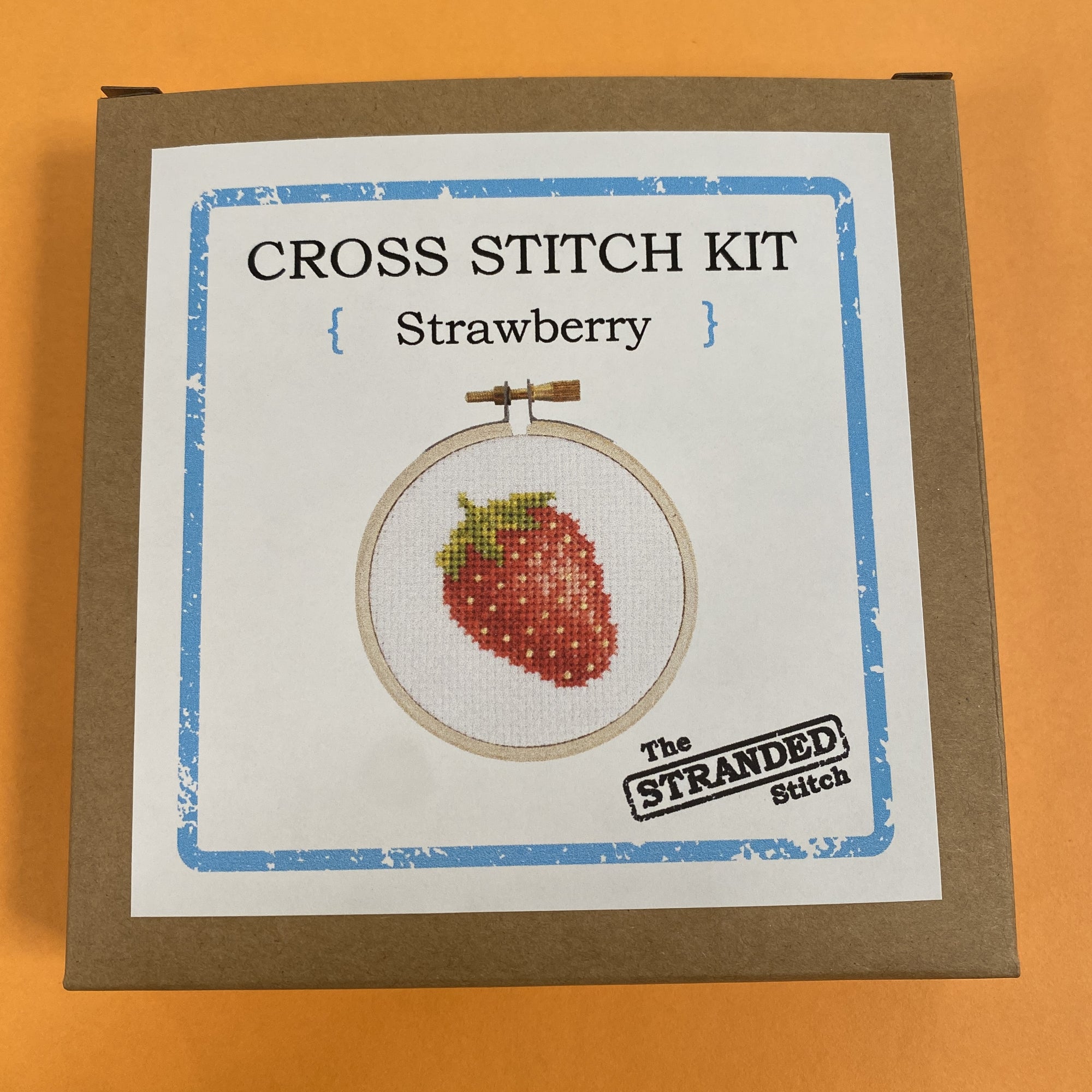 Cross Stitch Mini Kit - Strawberry