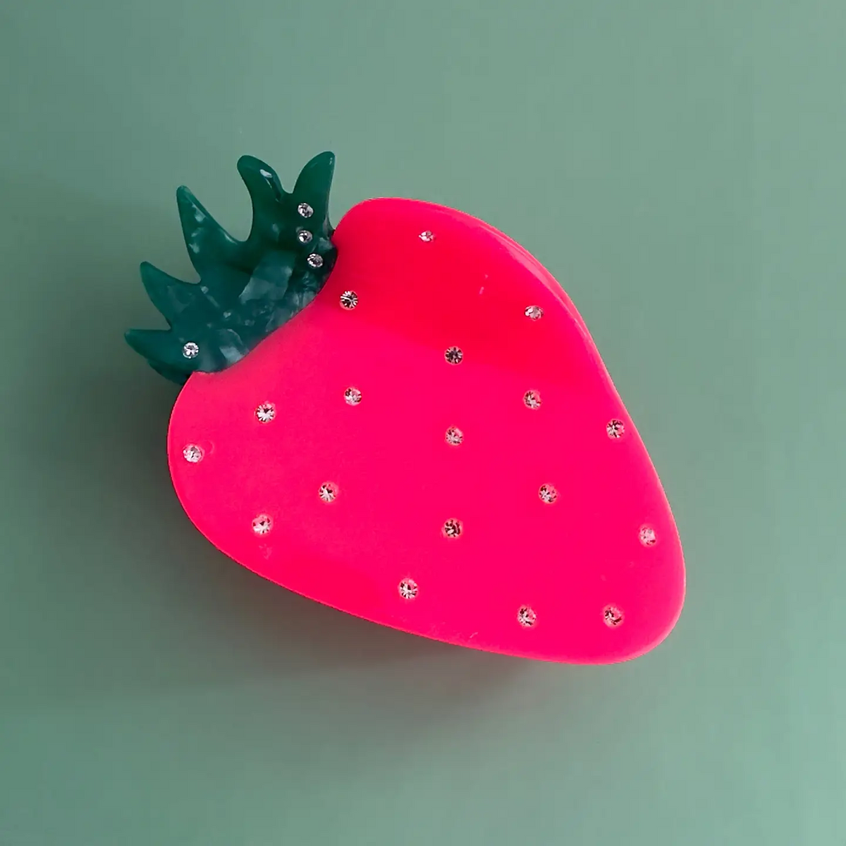 Hair Claw - Neon Strawberry