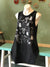 Dress - Mushrooms Poppy Pocket - Black