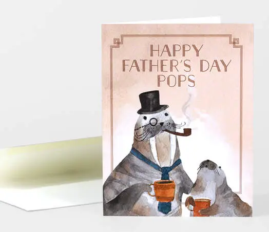 Card - Happy Father&#39;s Day Pops