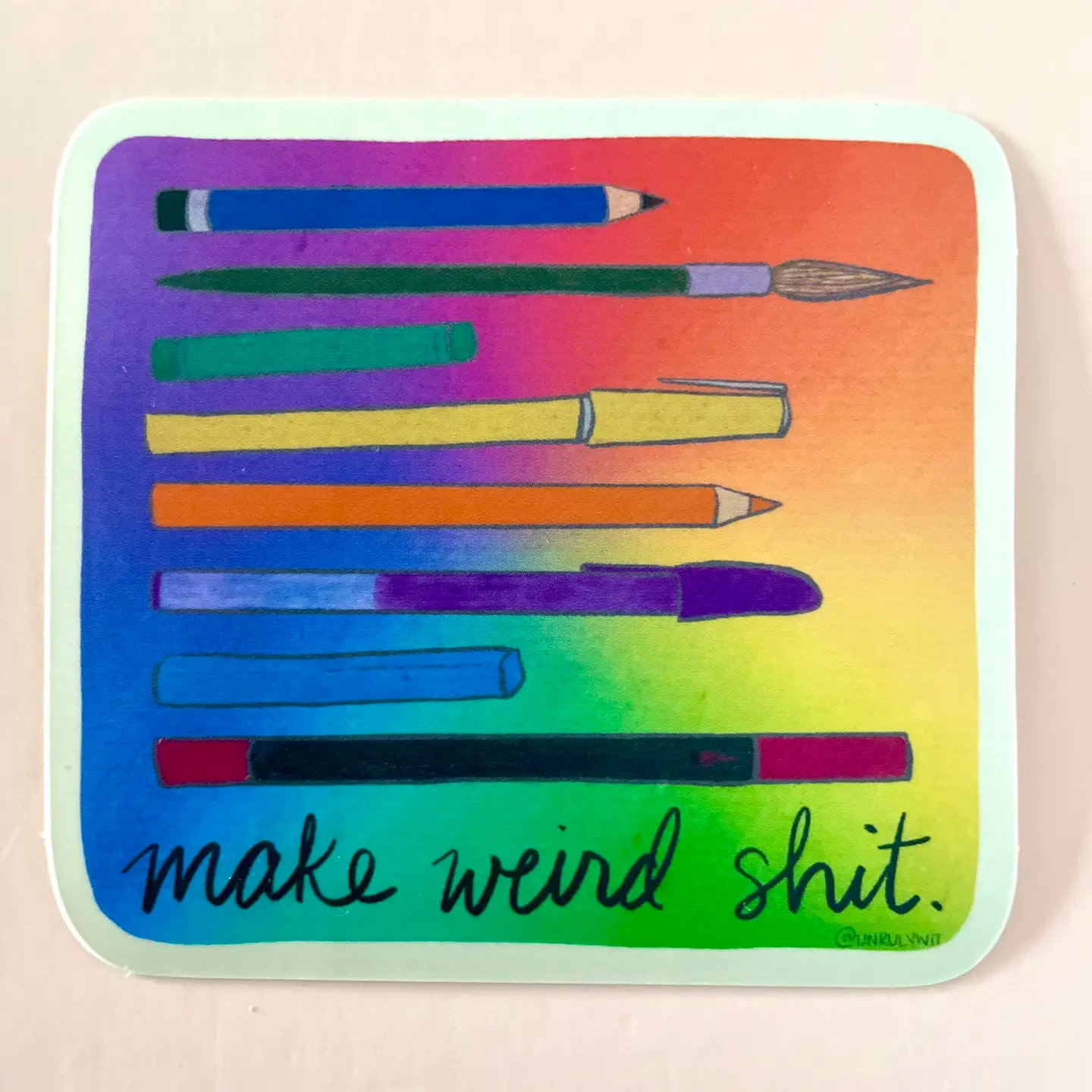 Sticker - Make Weird Shit