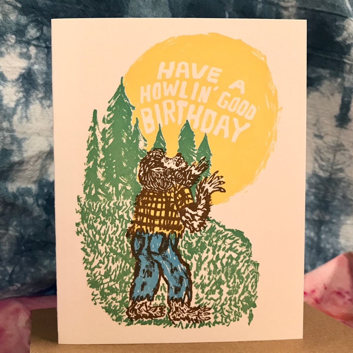 Card - Werewolf Howlin&#39; Good Birthday