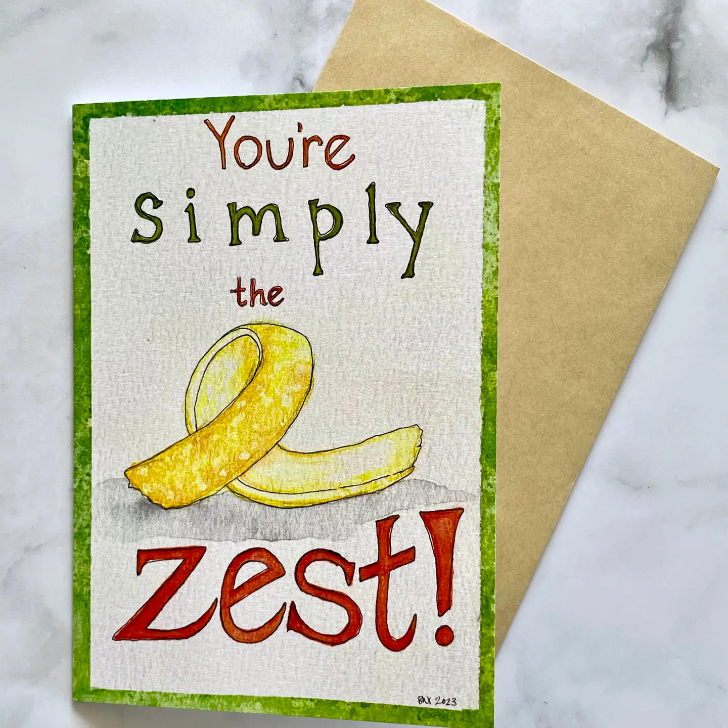 Card - Simply the Zest