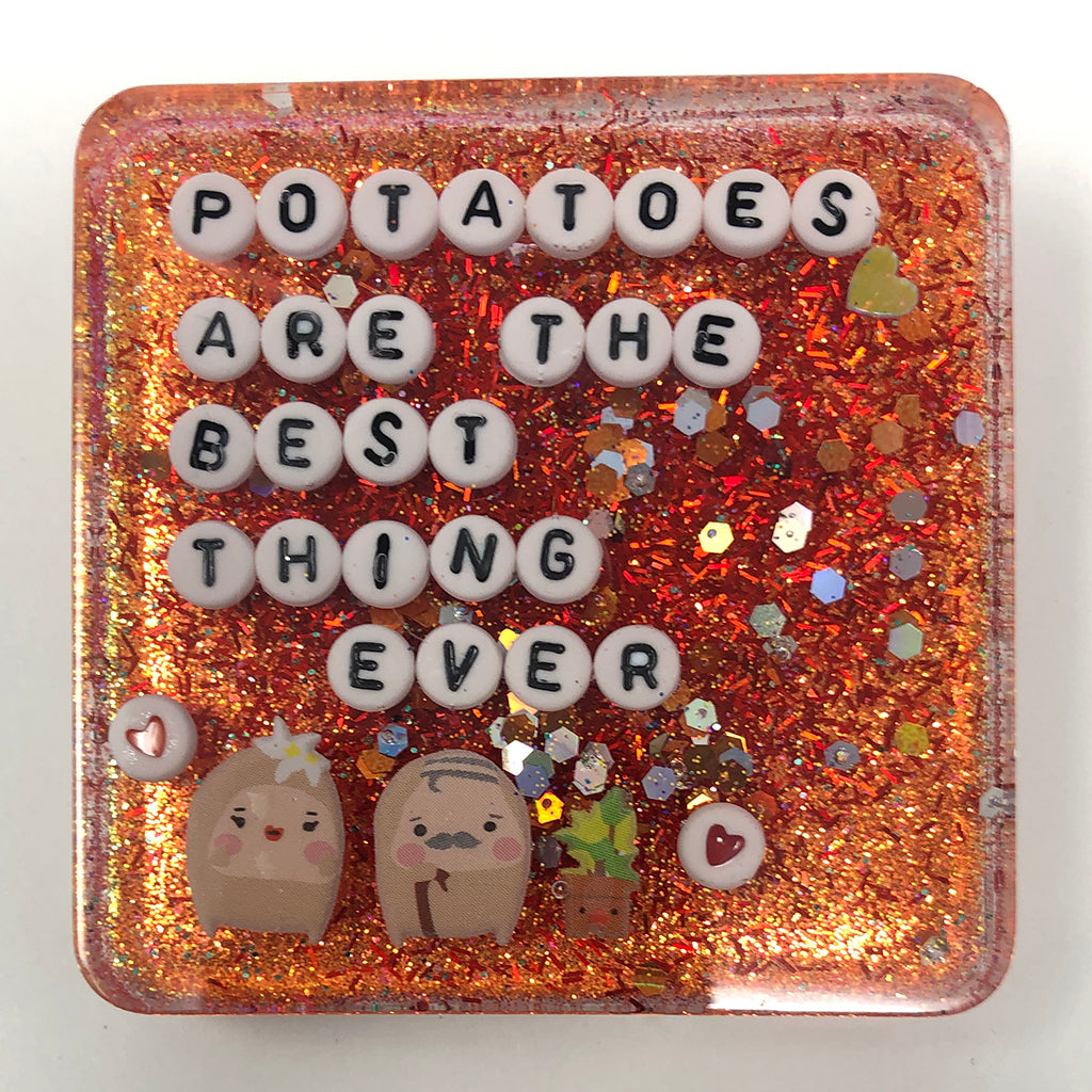 Potatoes Are The Best Thing Ever - Shower Art - READY TO SHIP