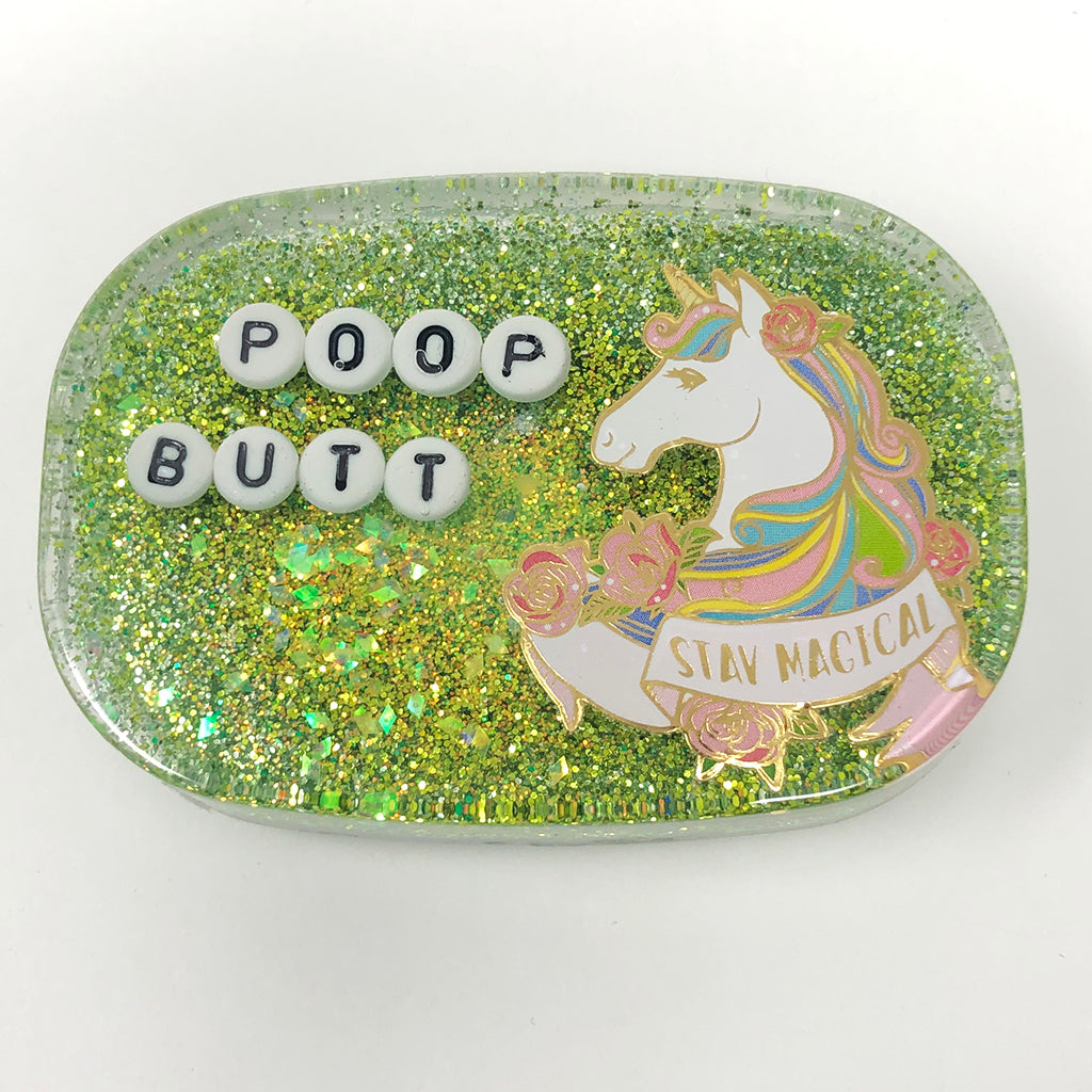 Poop Butt - Shower Art - READY TO SHIP