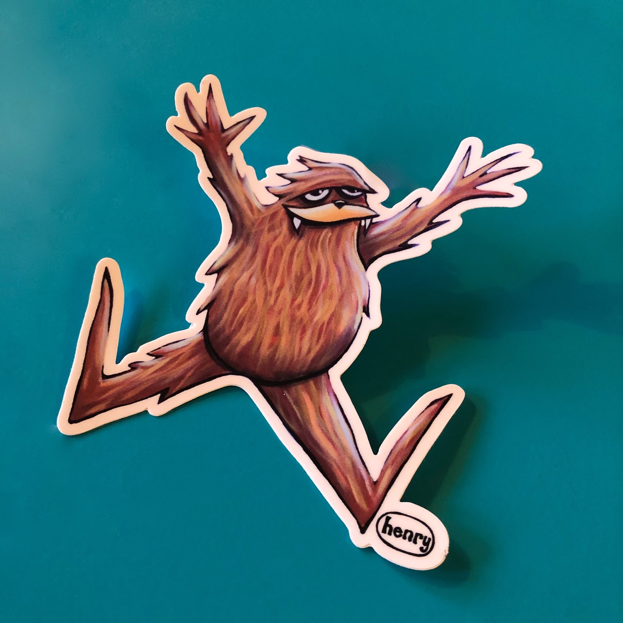 Sticker - Sasquatch Jumping for Joy