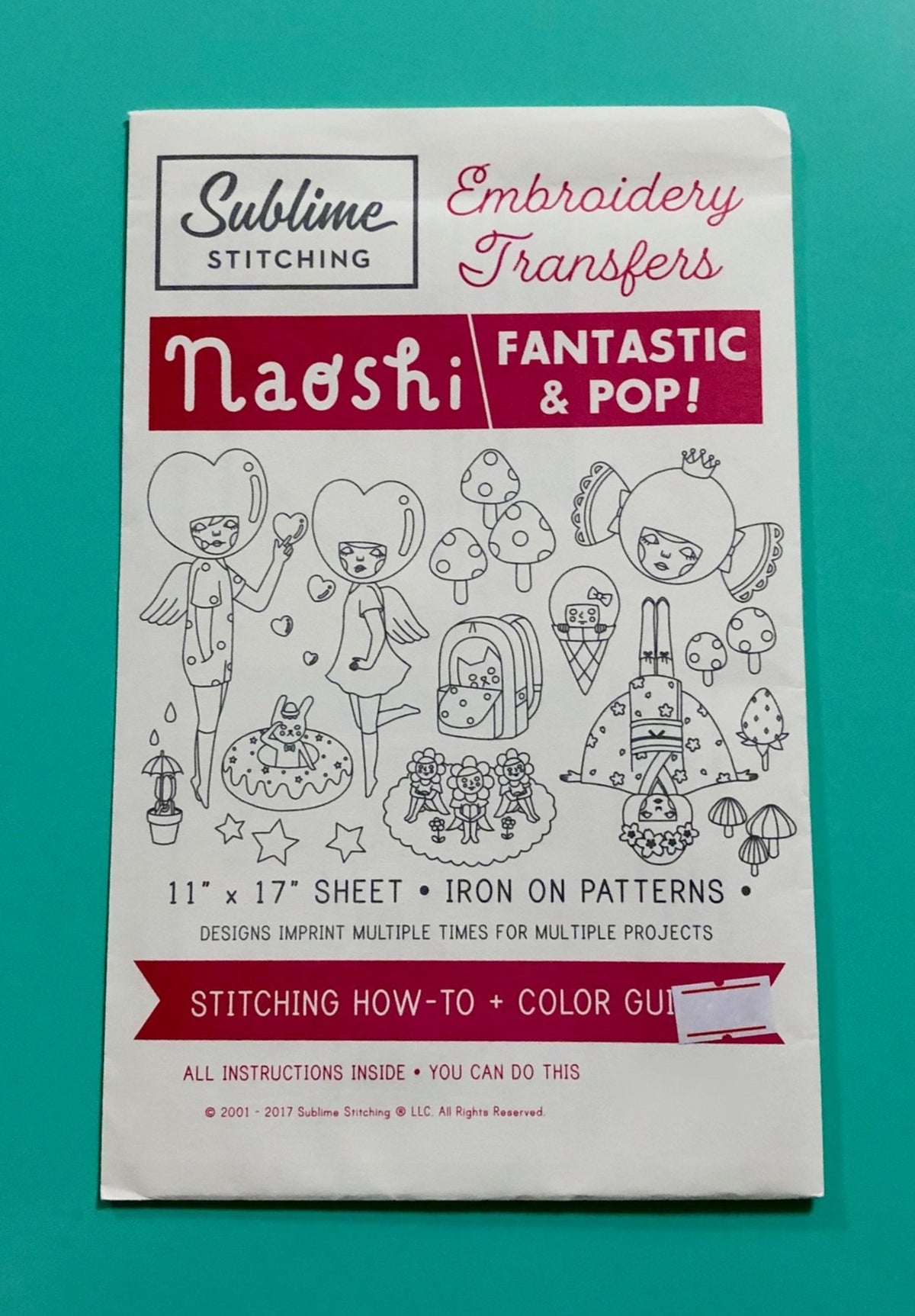 BIG SHEET Embroidery Patterns - Naoshi Fantastic &amp; Pop