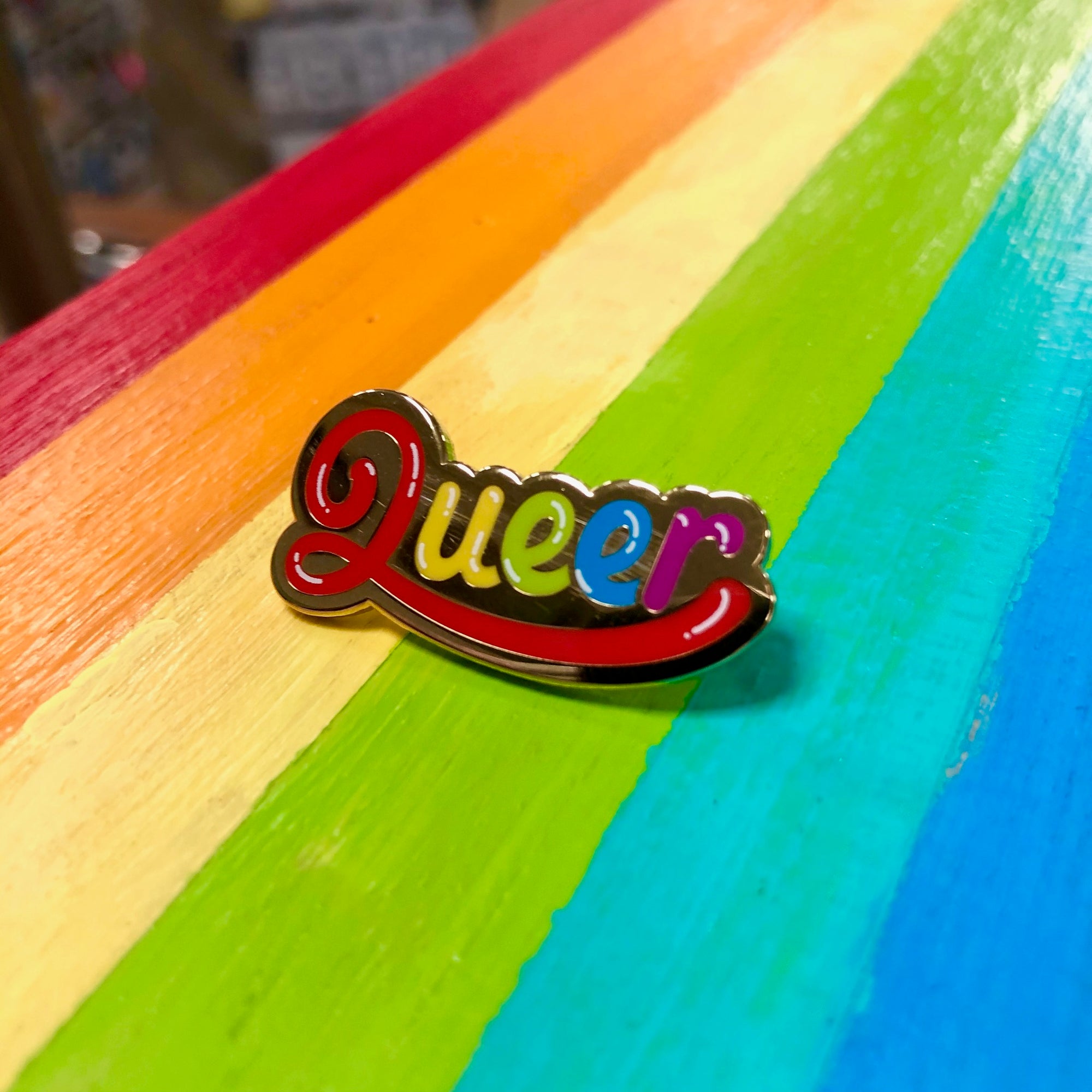 Enamel Pin - Queer