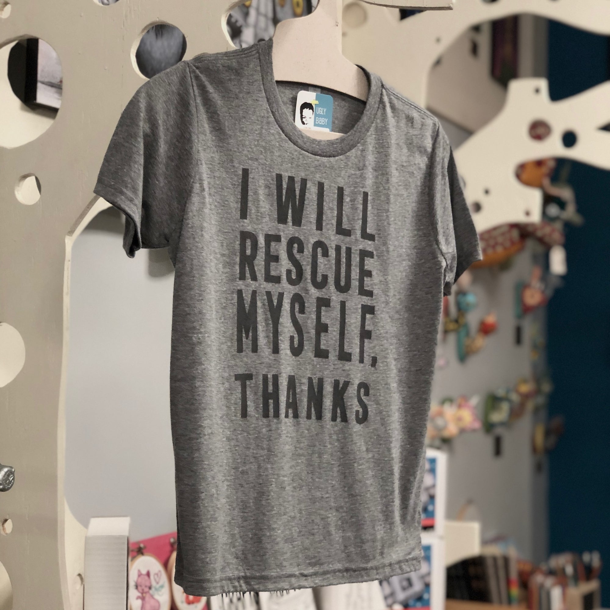 SALE Youth Shirt: I Will Rescue Myself, Thanks