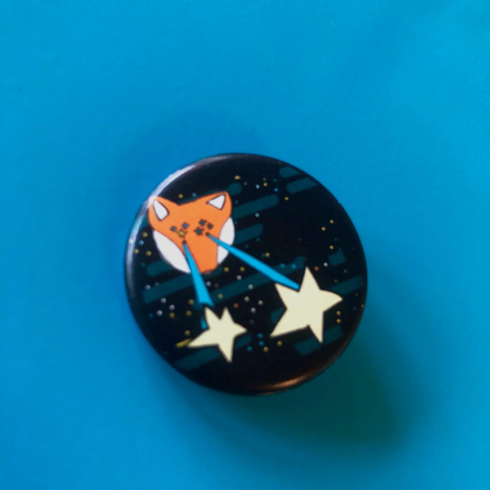 Magnet - 1.25 Inch: Space Fox