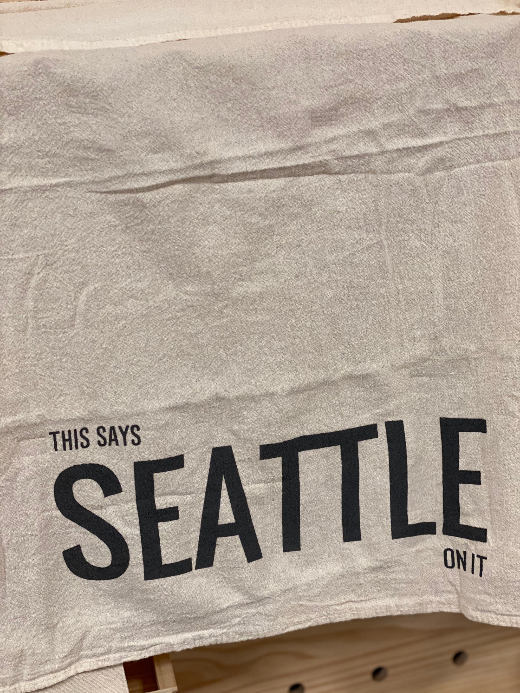 Kitchen Towel: This Says Seattle On It