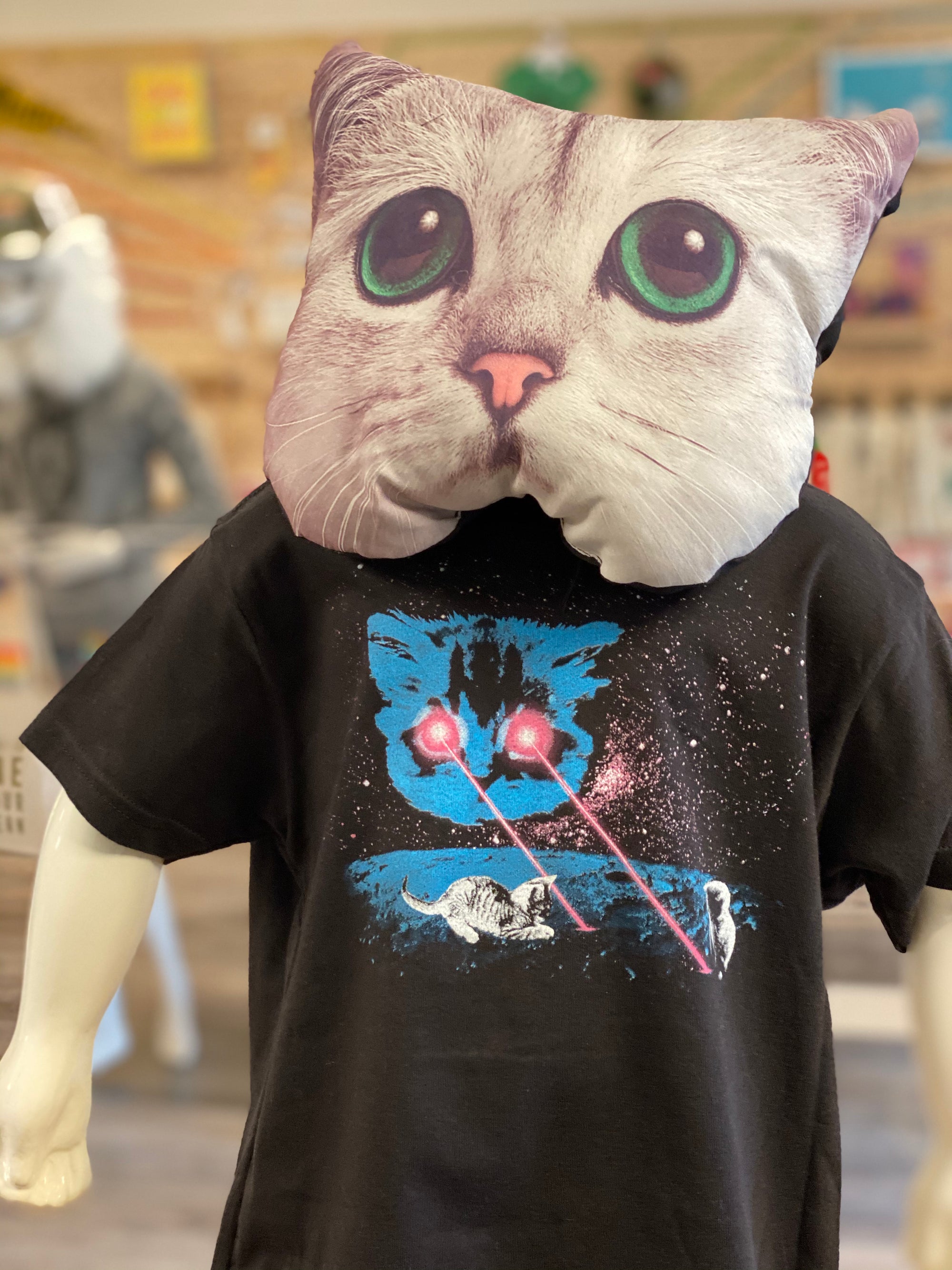 Toddler Shirt - Meta Laser Cat - Unisex Crew