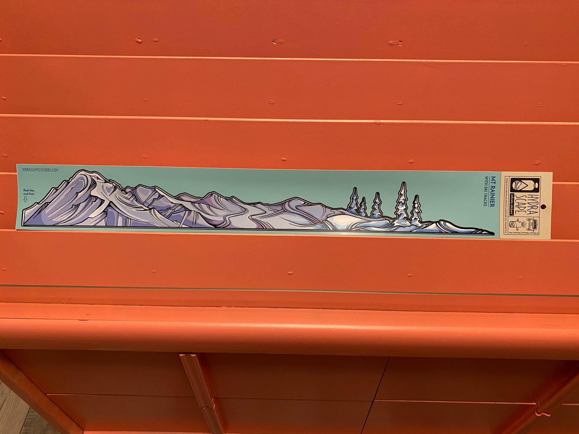 Sticker - Mt. Rainier with Ski Tracks