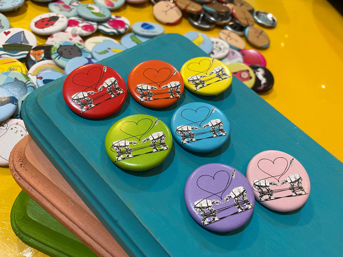 1.25&quot; Button -  Love AT-AT First Sight (Three Pack)