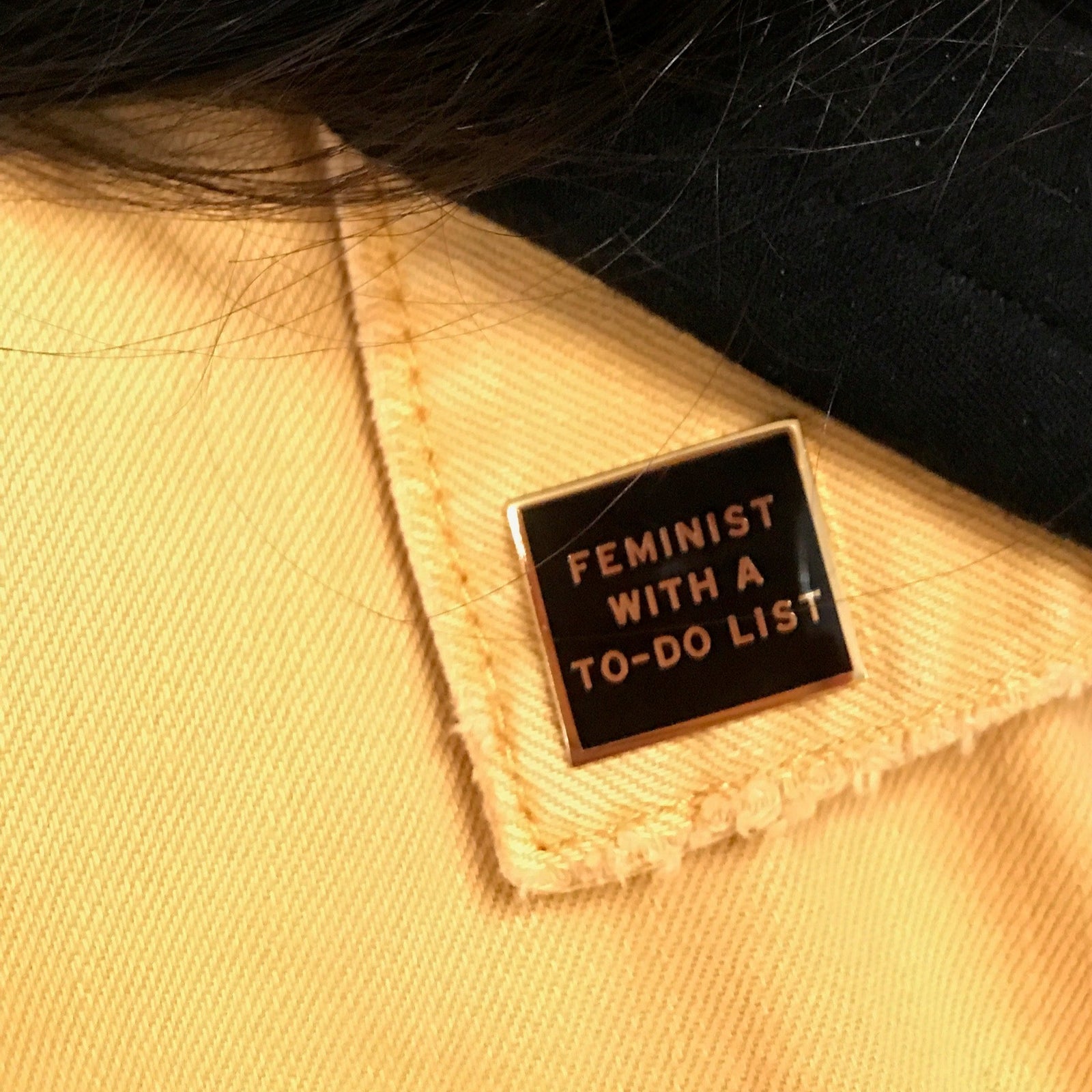 Enamel Pin: Feminist With A To Do List